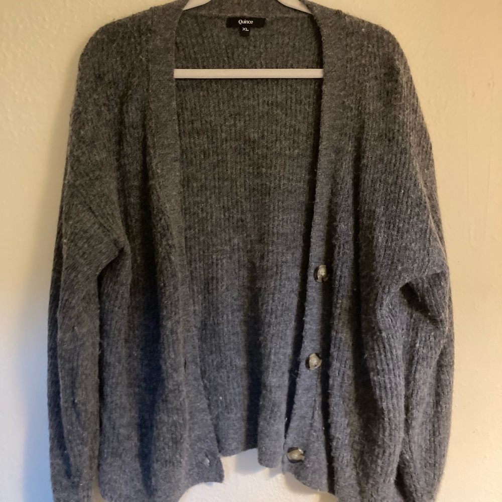 Alpaca Wool Quince Cardigan